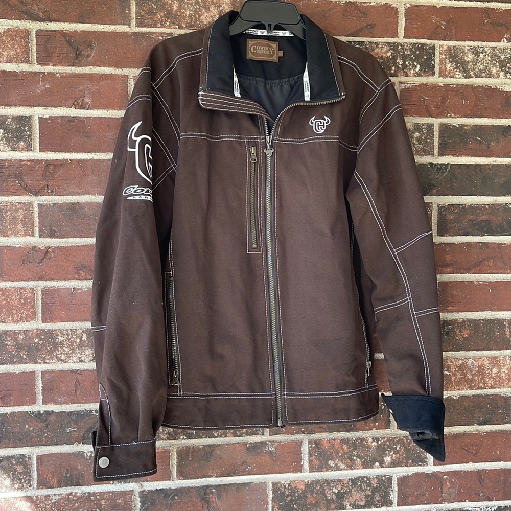 Mens Cowboy Hardware jacket. Purchased at Boot Town in Texas. Like Med to large